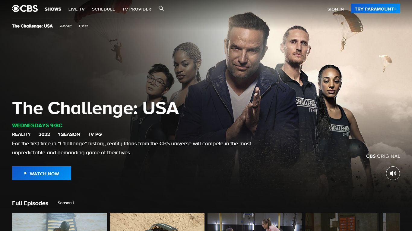 The Challenge: USA (Official Site) Watch on CBS