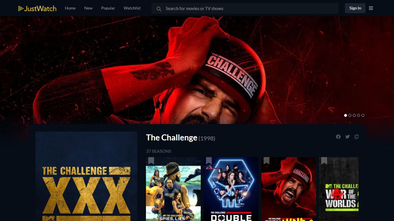 The Challenge - streaming tv show online - JustWatch