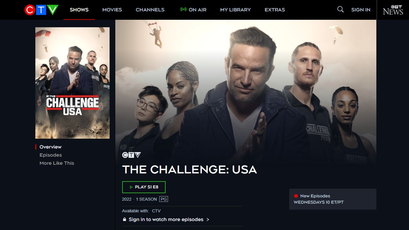 The Challenge: USA - Stream New Episodes On CTV